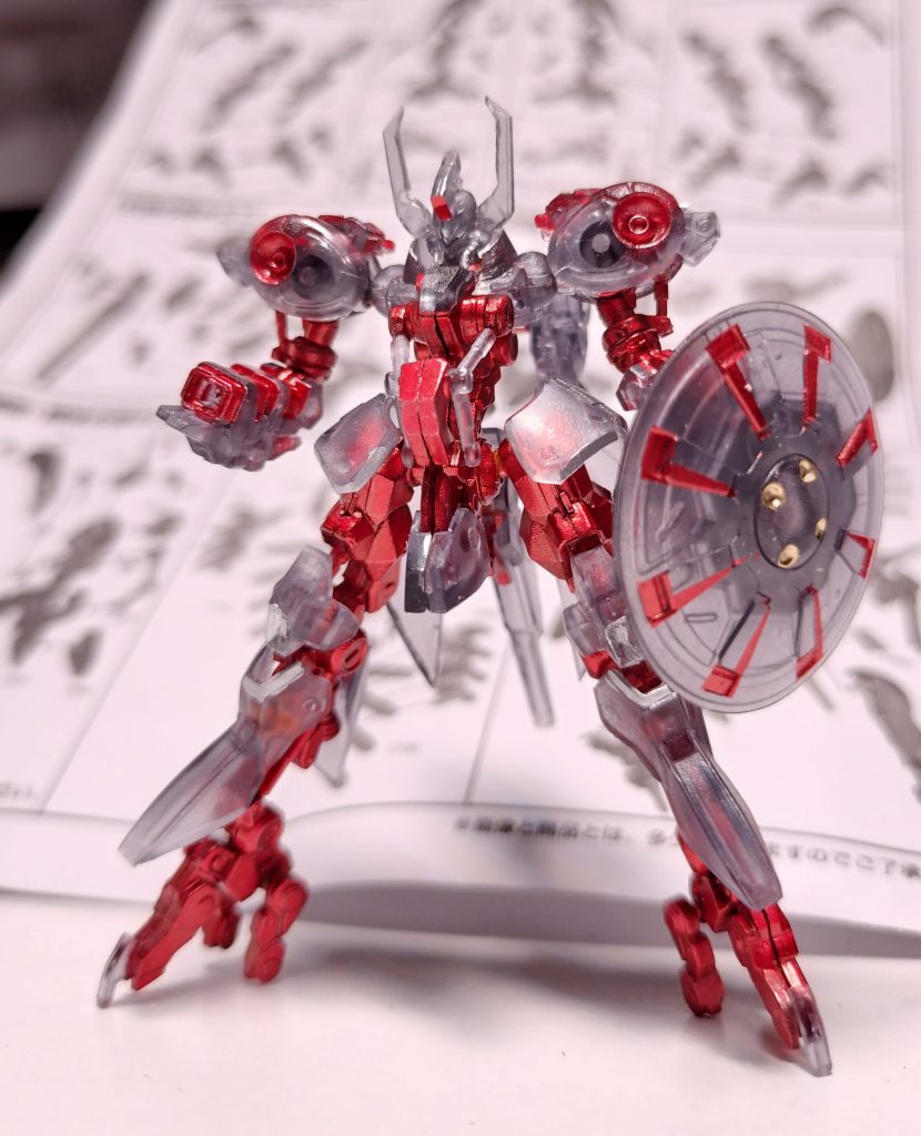 11. そんなワタシのリハビリのオトモは、決まってパラスアテネ(笑)。これまでも息抜きにつきあってもらい、ギャンやバンダインに化けていただきました。