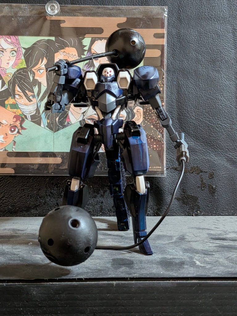 鉄血のオルフェンズらしく鉄球ハンマーを2種類製作