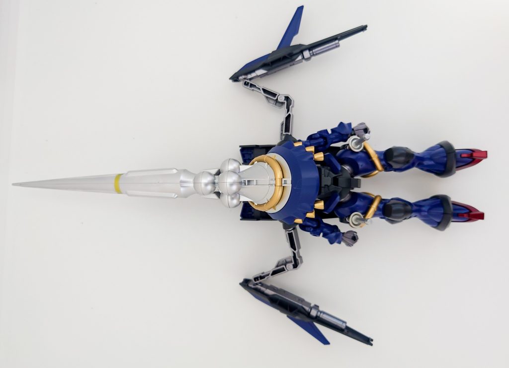 下から見た状態です。ハクジがうまく上部を包んでくれたので、イメージ通りにできました。