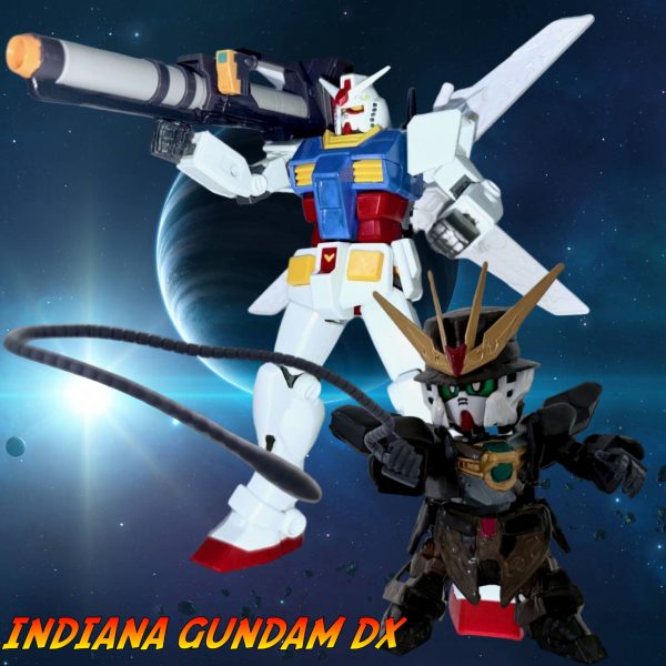 インディガンダムと砂の十字架。