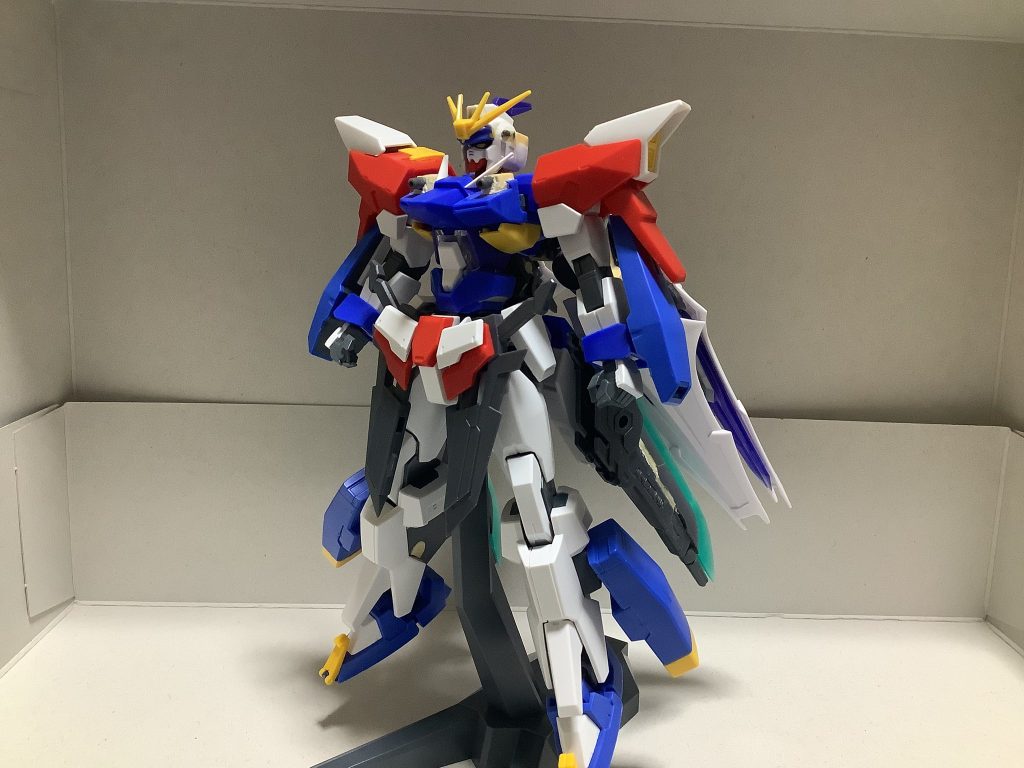 塗装前Gquuuuuux放送前は「エグザビートガンダム」だったけどエグザべ少尉と被ったため改名しました。