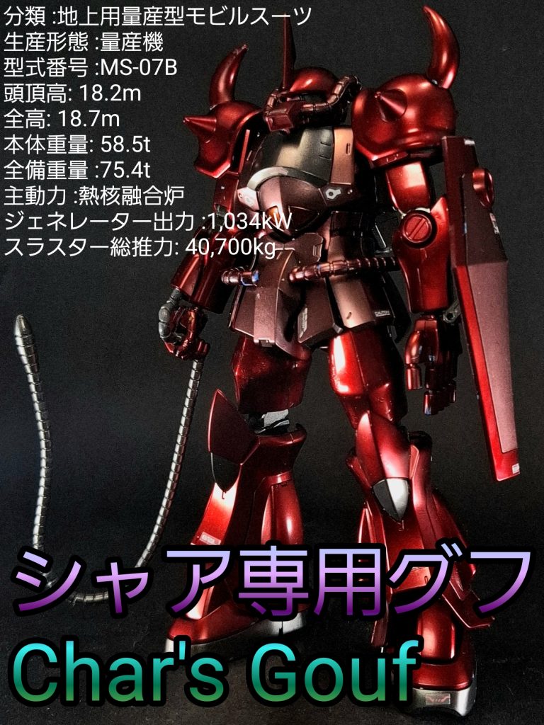HG シャア専用グフ