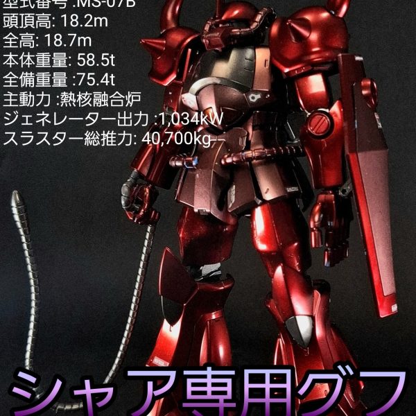 HG シャア専用グフ