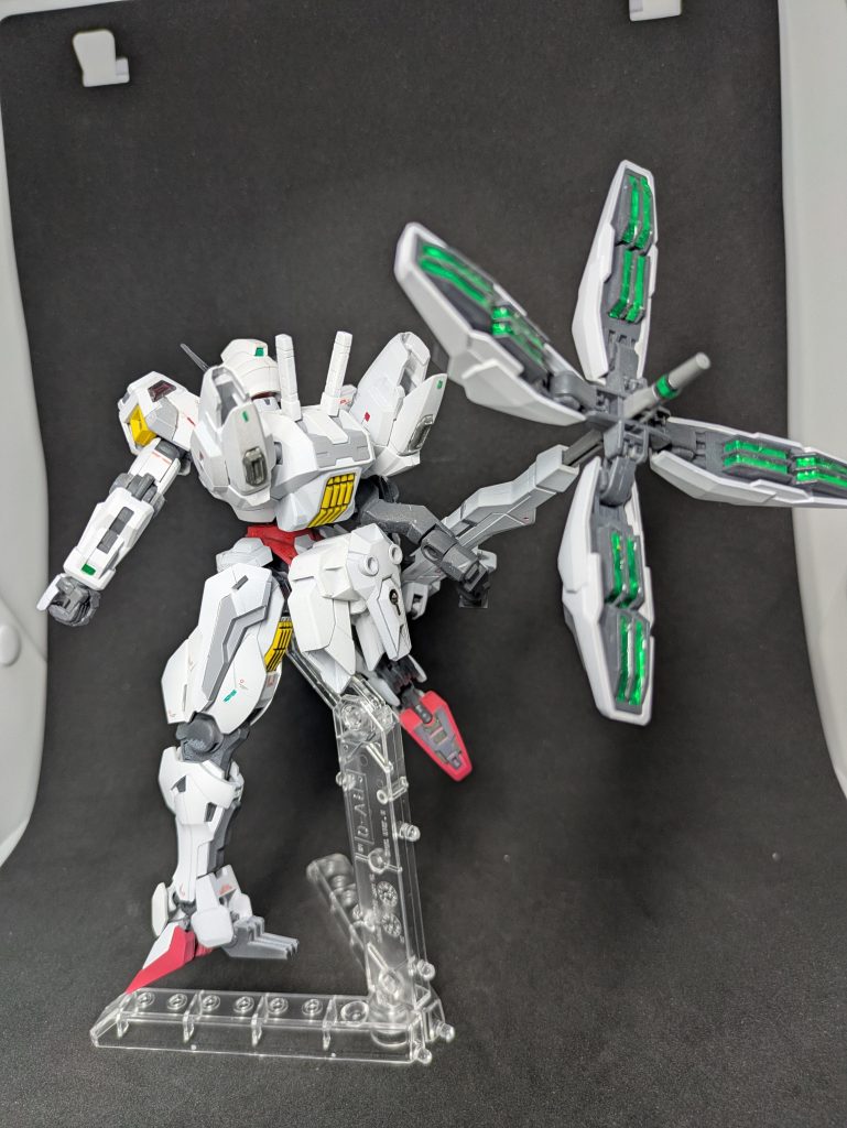 シールの上からレジングリーンのセンサー系はほとんどシール+レジンです。一部100均テープ+レジン