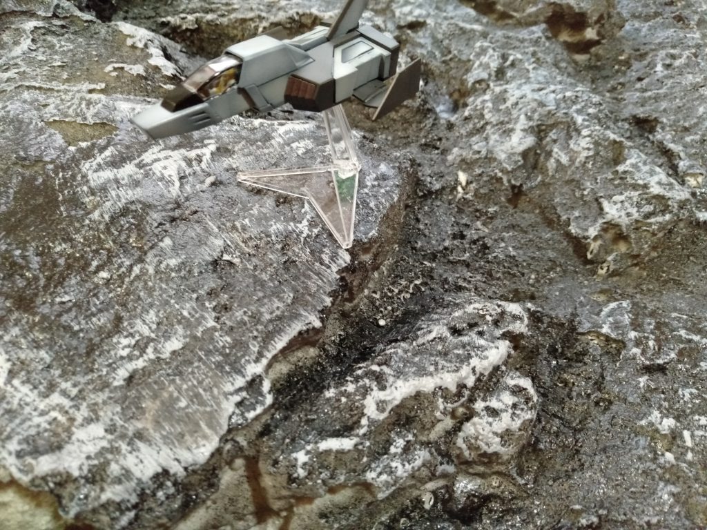 コアファイターのカラーも、本体がこうならこうだろうって感じで仕上げてます。