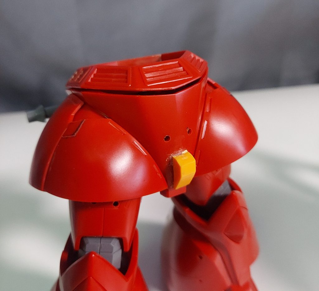 設定画は前貼り(チンガード)があったのでジャンク品で製作(@ ̄ρ ̄@)