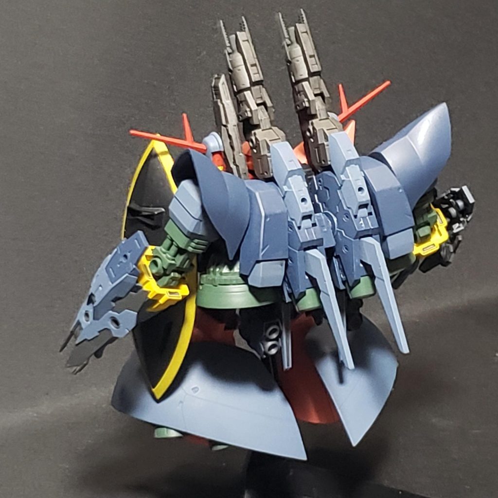 シャア専用ゲルググ：ジオングユニット装備型–8枚目/制作者：筆塗りの：こんぴ