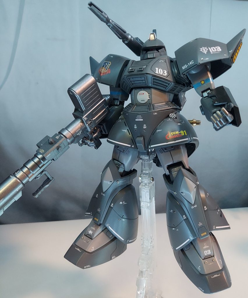 デカイキマイラ隊のデカールとザンジバル級キマイラ(ccm91)のデカールが手に入ったので使用ロケランはMGジョニゲル2.0から