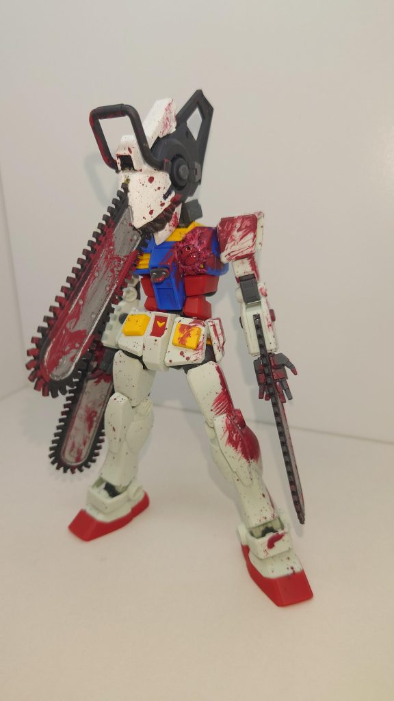 『 テメエが俺に切られてミノフスキー粒子ィ流して!俺がテメエのミノフスキー粒子飲んで回復…!永久機関が完成しちまったなアア~!!これでノーベル賞は俺んモンだぜ~!!』