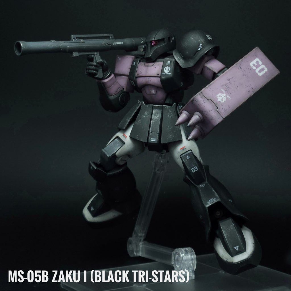 MS-05B ザクI（黒い三連星仕様）Zaku I (Black Tri-stars))