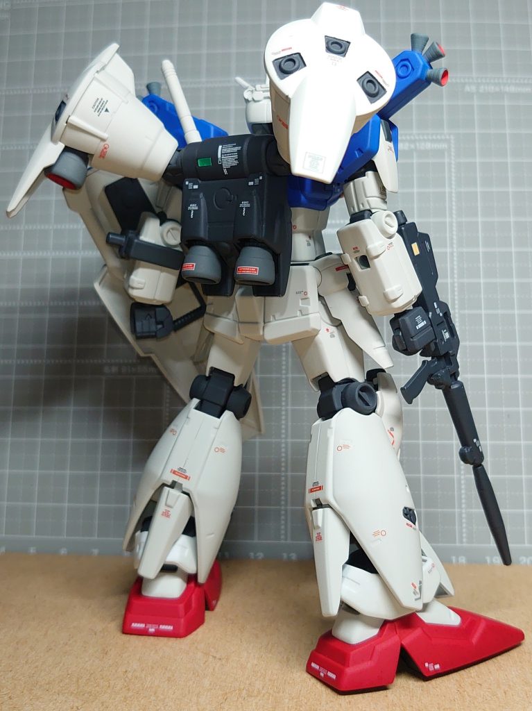 古いキットなのでもっと改修できたのですがプロポーションは悪くなかったので今回は簡単に仕上げました。