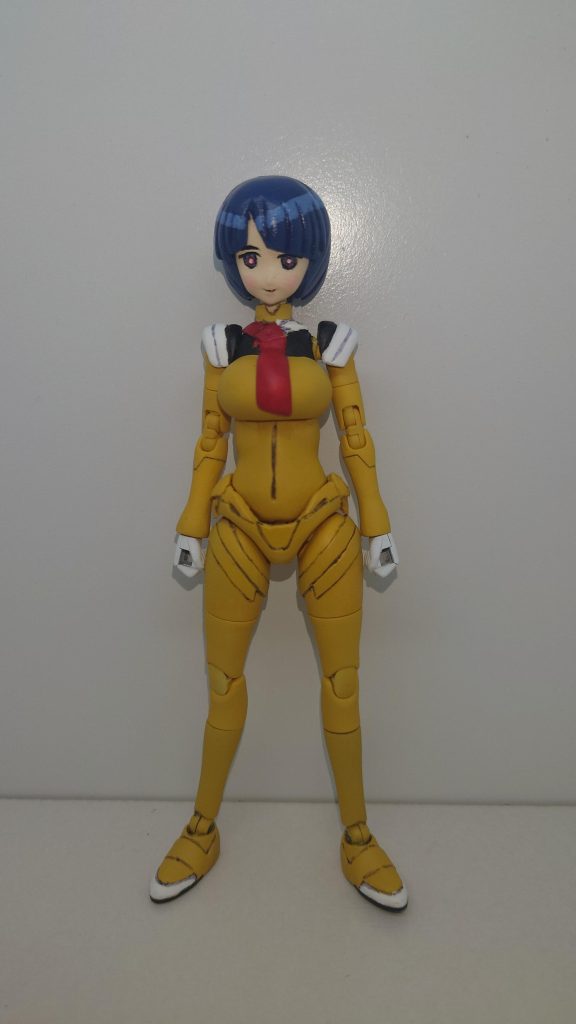 ノーマルスーツ時部分的に外せるようにして、アーマー付けれるように作りました。