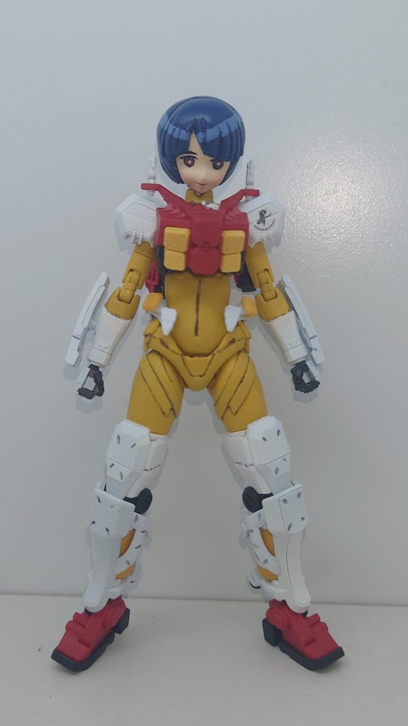 ゲルググアーマー装着時ゲルググが思ったより小さかったので「 アーマーにできるじゃん」って思って作りましたw