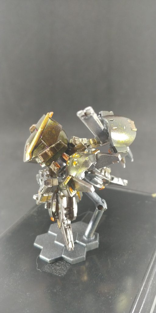 光当てすぎると、なにが何だかわからない感じ・・・ 塗り分けもわかりづらい・・・