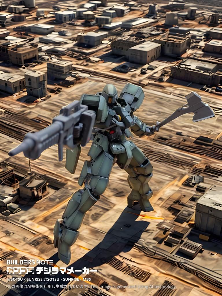 HG グレイズ 成形色＋部分塗装