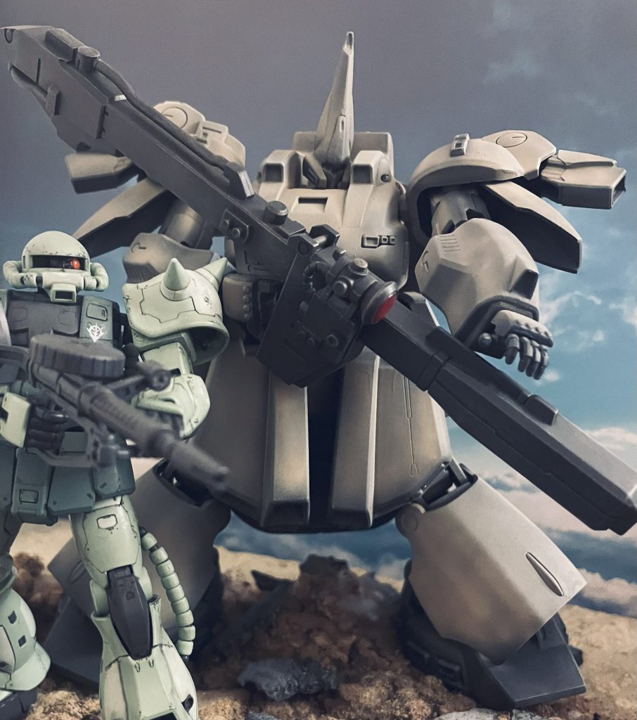 RGザクとのツーショットです。