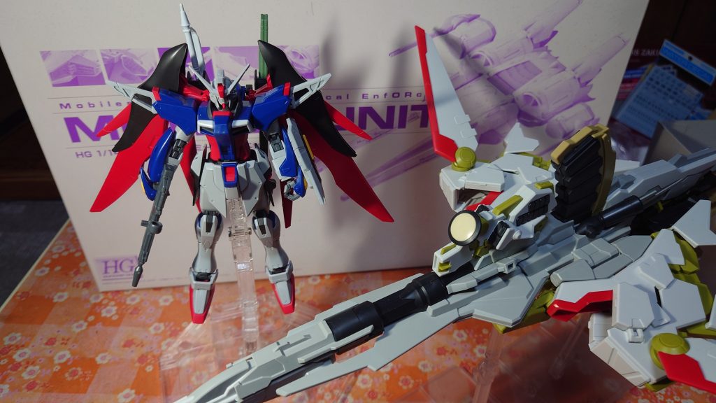 HG デスティニーガンダムspec2 ゼウスシルエット