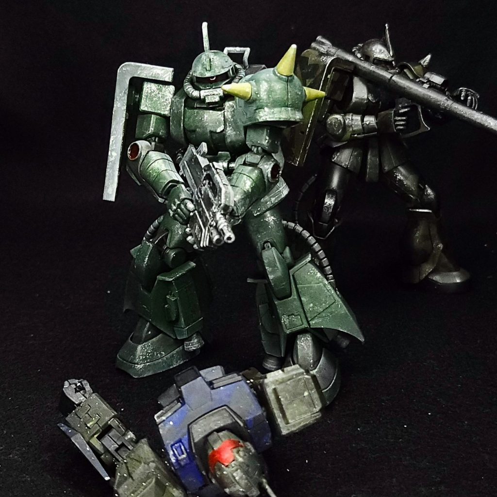 ジャンク再生 高機動型ザクII｜塗装狂主任さんのガンプラ作品