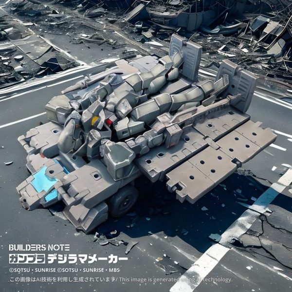 HG グレイズ 成形色＋部分塗装＋ウェザリング仕上げ