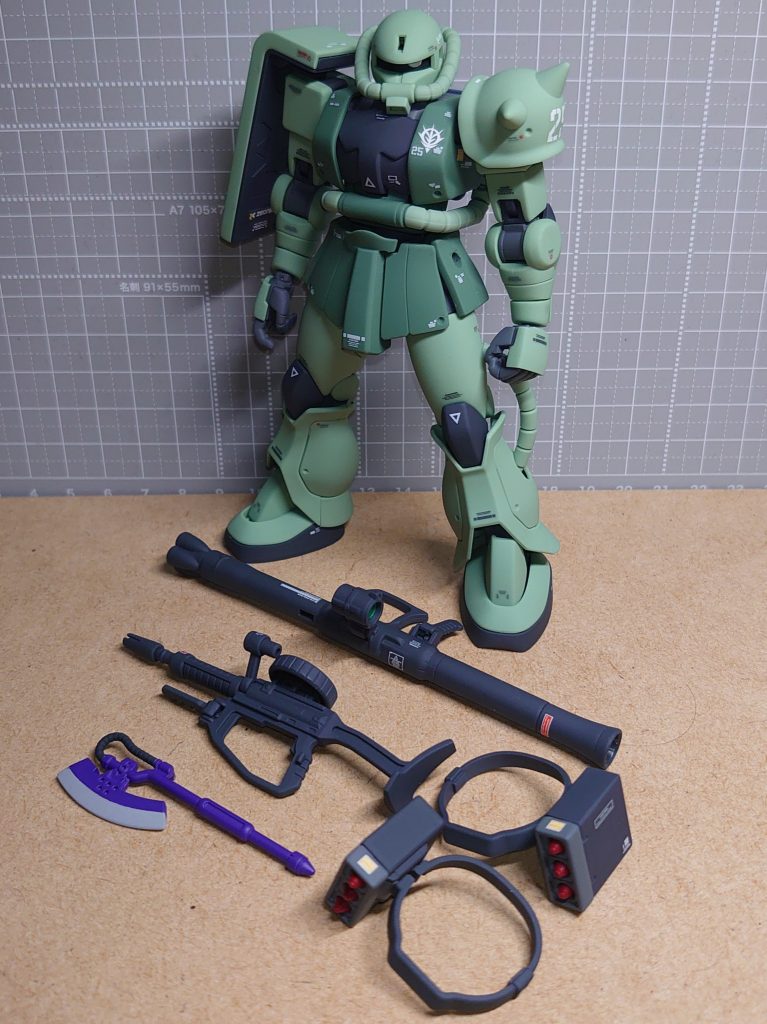 オリザクも洗練されてますが、リバイブはシンプルイケメンですねwランチャーはF2から流用して、少し詰めましたw