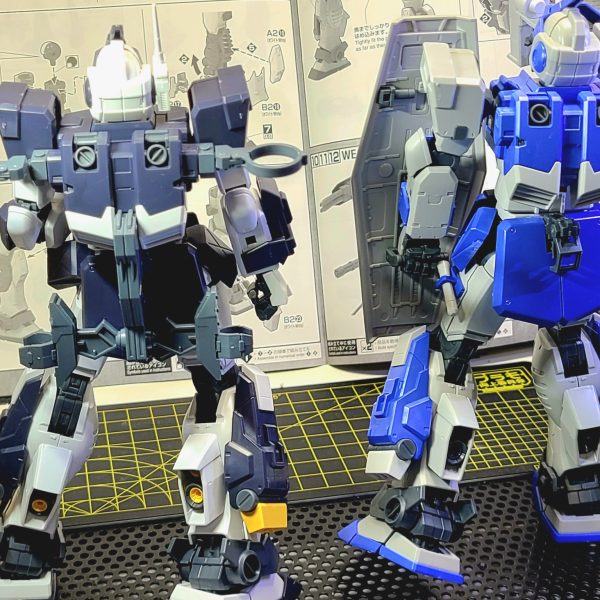 ジム強化月間としてジム・ドミナンス（フィリップ・ヒューズ機）の素組完成しました。最終的には塗装する予定なので外しやすいように組んでたら三連休終わってた。ジム・ドミナンスと比べて細かな点で差別化されてるから２個連続で組んでても工程の違いを感じる。（2枚目）