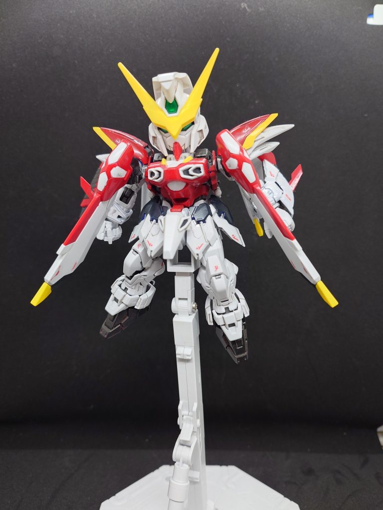 フロントショット。ショルダーアーマーなどはゼロのままですが、配色を合わせました。