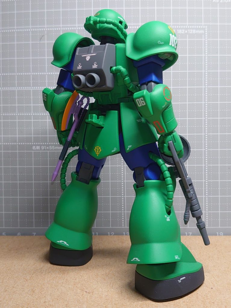 乾いたらもう少し色味が落ちるかなと思ったんですが、最後までオニ発色でしたw