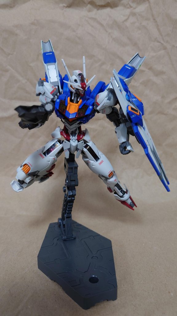 フライトユニットもボディカラーと同じにしました。オレンジ濃いめが好みです。