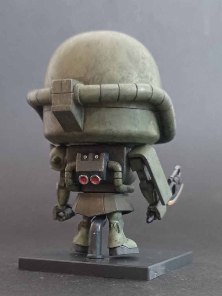 清水式でザクプラくんを塗ってみたの巻–3枚目/制作者：@ウソつきカモメ