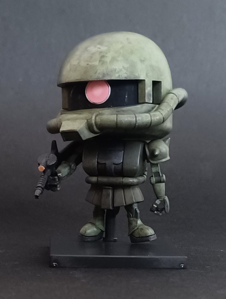 清水式でザクプラくんを塗ってみたの巻–5枚目/制作者：@ウソつきカモメ