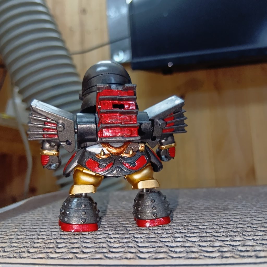 おしりの鬼の顔？ザクレロ？気に入ってます。