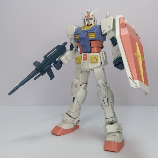 旧HG説明書風EGガンダム･セイラマスオカラーを添えて