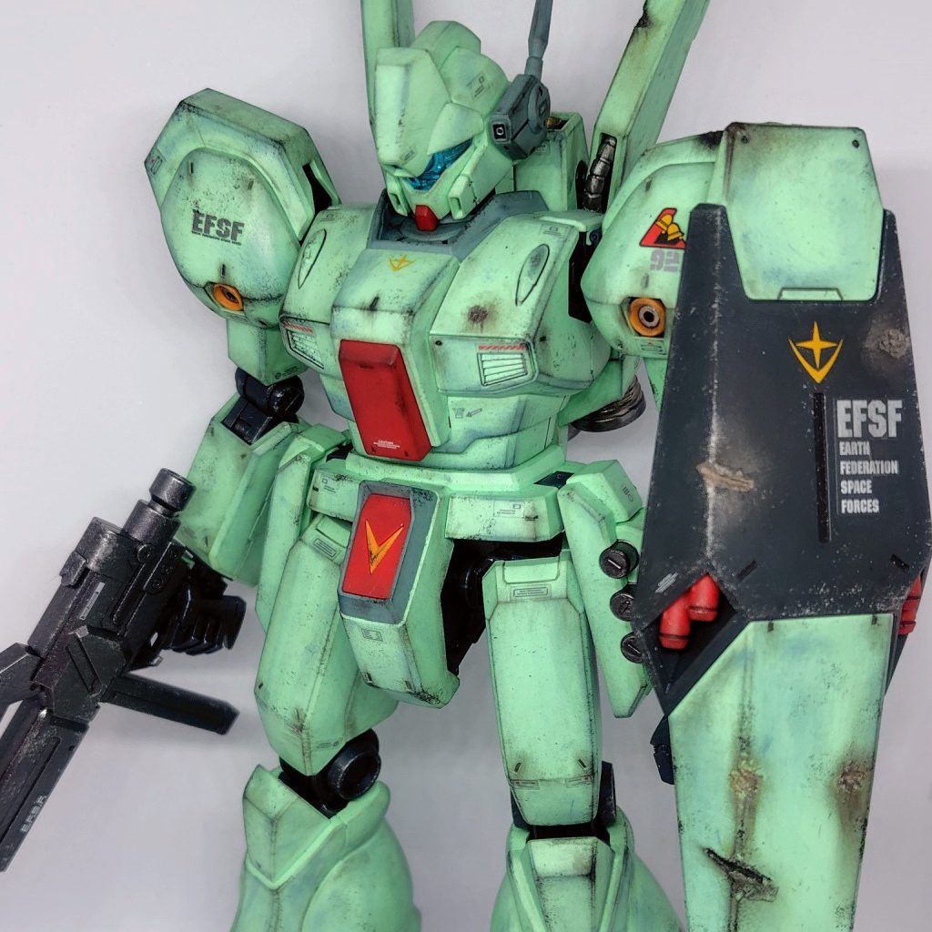 ※MG ジェガン他、豪華6点+おまけ MG ジェガン パッケージアート風｜りゅありさんのガンプラ作品｜GUNSTA