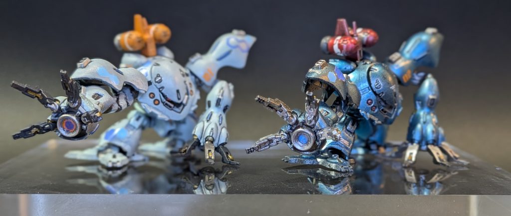 並べて撮影。正面