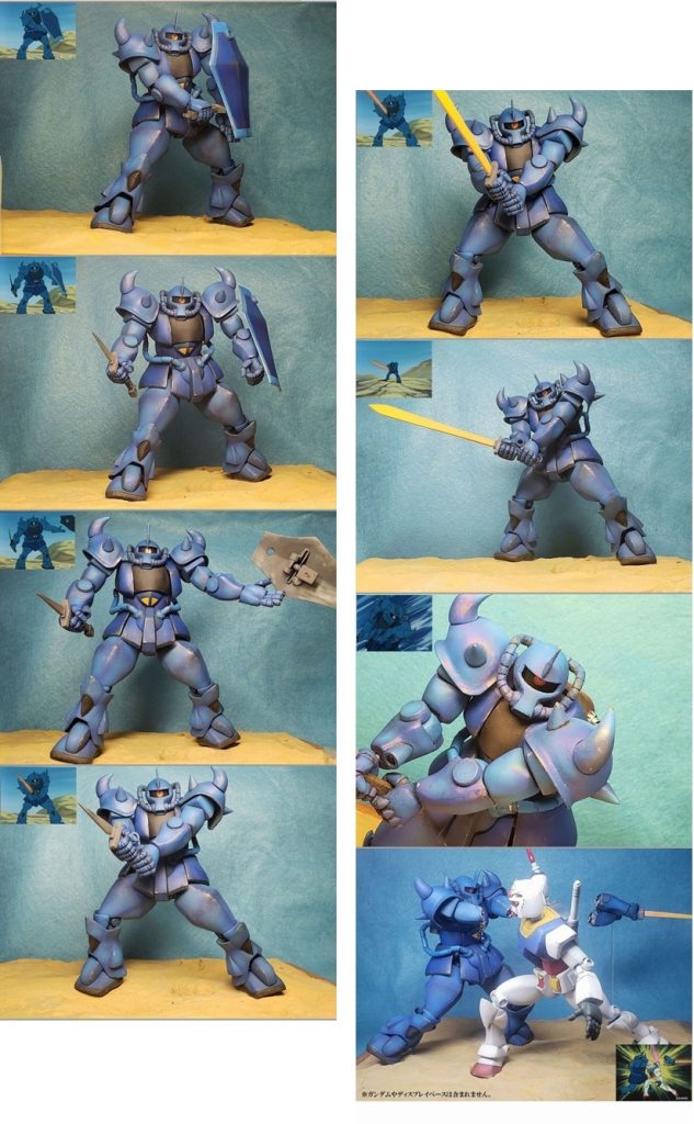 【解説編】フル可動1/100旧キット グフ 【アニメ劇中フォルム徹底再現版】–4枚目/制作者：HITOHITO