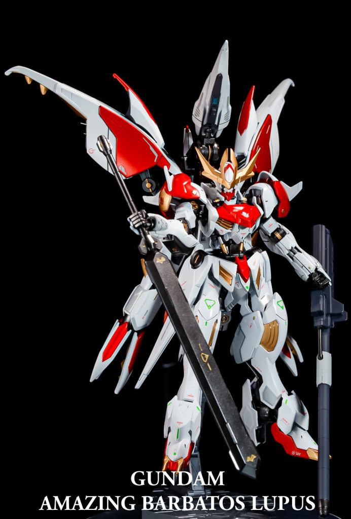 というわけで?アメイジング・バルバトスルプスの全塗装いかがでしょうか?テッカマンブレードみたいって言われた事もあります。😅