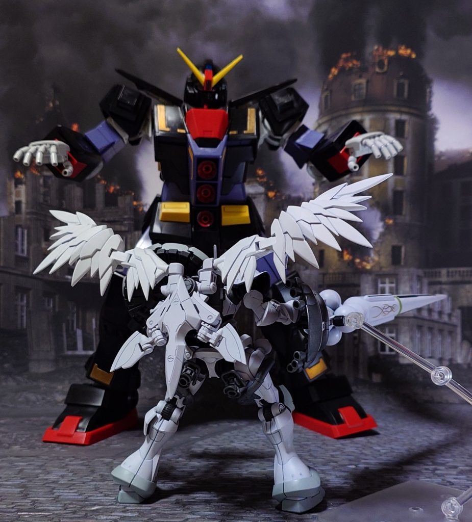 “キシリア暗殺計画”を阻止するため、立ちはだかる白騎士。