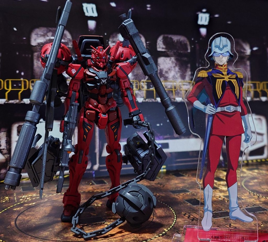 “よくもゴテゴテと積み込んでくれたものだ”“大佐には、存分に働いてもらわないとなりませんので。それと、装備はいくら使い捨てても良いが、サイコミュの稼働データは必ず持ち帰るように、と要請されています”“はっきりと言う、気に入らんな”“生きて帰ってこい、ということでしょう。私も大佐の無事と、戦果を期待しています”“ふん…了解だ、努力しよう”