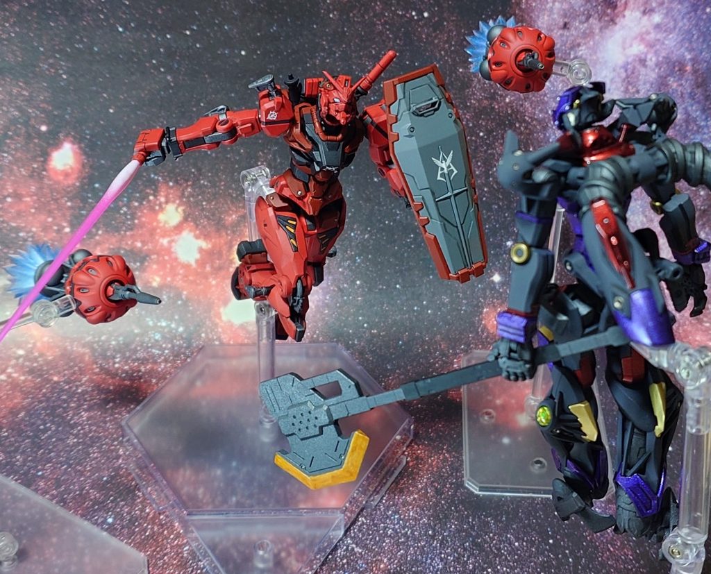 “データ照合、該当なし?何者かは知らないが、邪魔をしないでもらおう!”ここに居るはずのない“何か”に挑む。