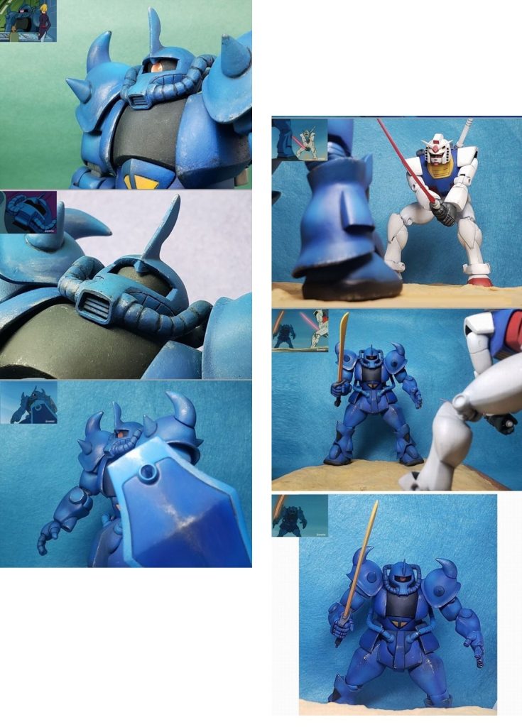 【解説編】フル可動1/100旧キット グフ 【アニメ劇中フォルム徹底再現版】–3枚目/制作者：HITOHITO