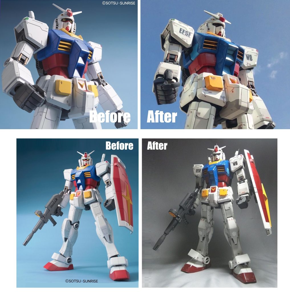 といかく、キットは頭が小さく・・・しかも各所のディテールがオミットされていて、細部のパーツの形状や納まりも実物とかけ離れた箇所が多いですよね。。。それらを、一つひとつ改修して、これ以上は無理( ;∀;)っていうレベルまで詰めて仕上げました。。