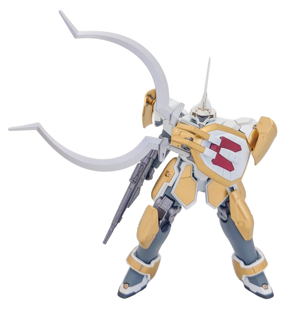 シールドはガンダムサンドロックの物を拝借し、ヒートショーテルを出し入れできるよう改造しました。