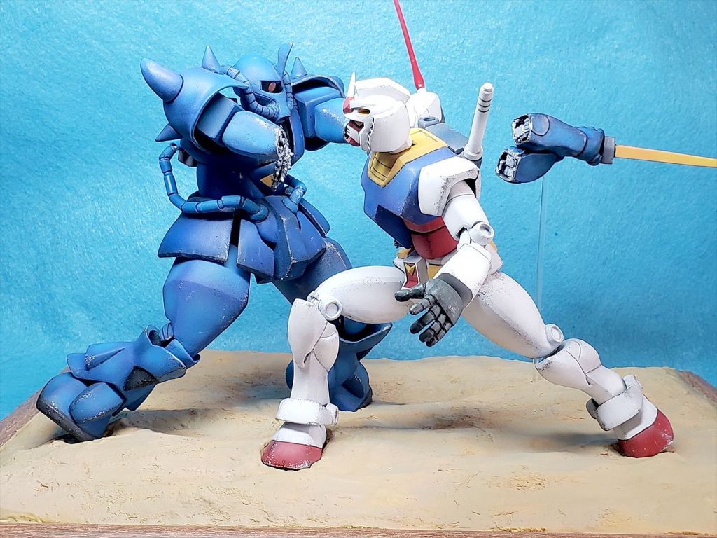 【解説編】フル可動1/100旧キット グフ 【アニメ劇中フォルム徹底再現版】–5枚目/制作者：HITOHITO