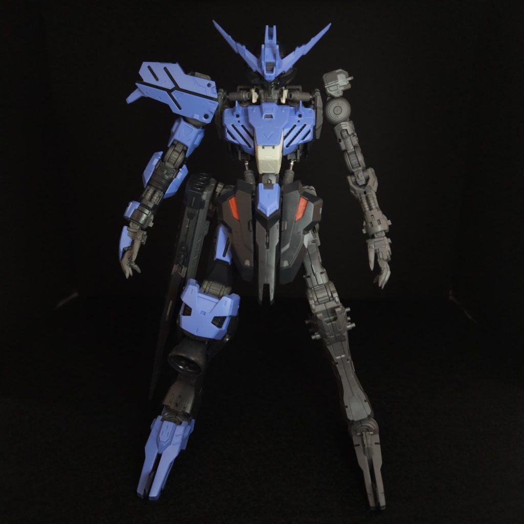 仮組み状態の1枚最新のMGキットということで、組んでいてとても楽しいキットでした。初めてMGに挑戦しましたが、すっかり魅了されてしまいました。