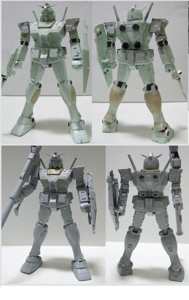 サフ噴き前と後。バズーカは現在行方不明。