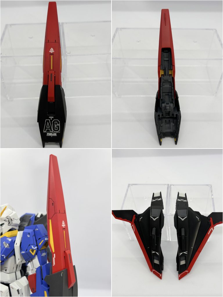 シールドものっぺり感があったため、スジボリしてます。