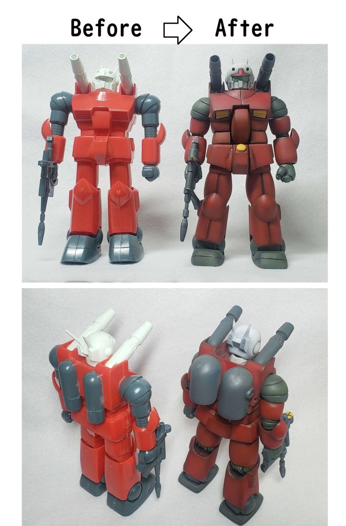 【解説編】フル可動1/100旧キット  ガンキャノン ＜アニメ劇中徹底再現版＞–7枚目/制作者：HITOHITO