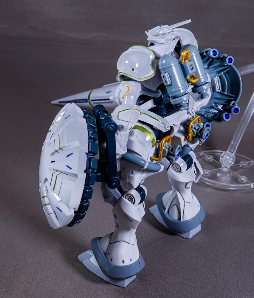 MS-15/H エグザベ専用ギャン（ハクジ装備）–3枚目/制作者：しるばにあ