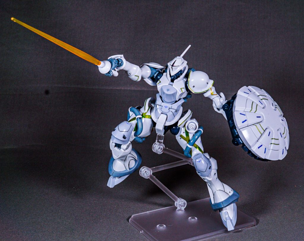 MS-15/H エグザベ専用ギャン（ハクジ装備）–4枚目/制作者：しるばにあ