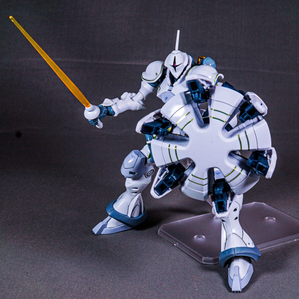 MS-15/H エグザベ専用ギャン（ハクジ装備）–5枚目/制作者：しるばにあ